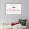 Christmas Farm V by James Wiens 33-in. W x 23-in. H. Canvas Wall Art Print Framed in Grey